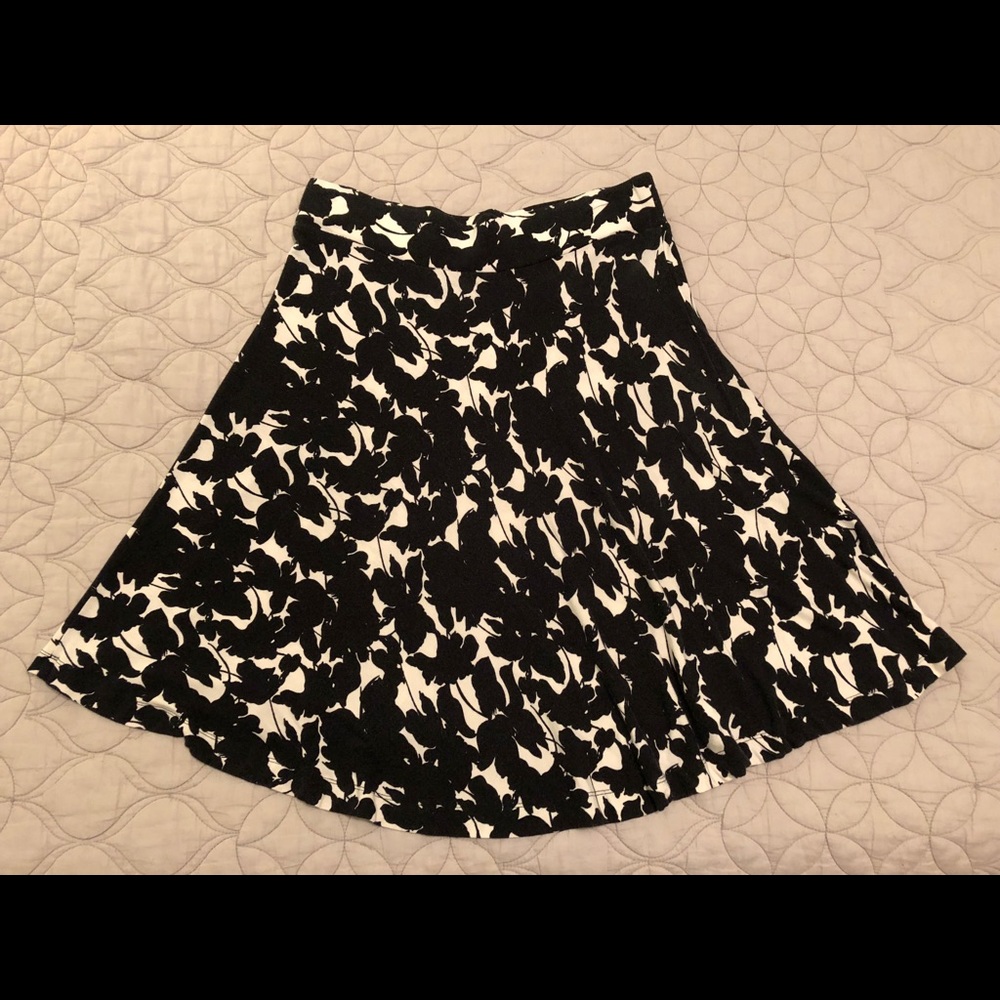 LOFT floral skirt